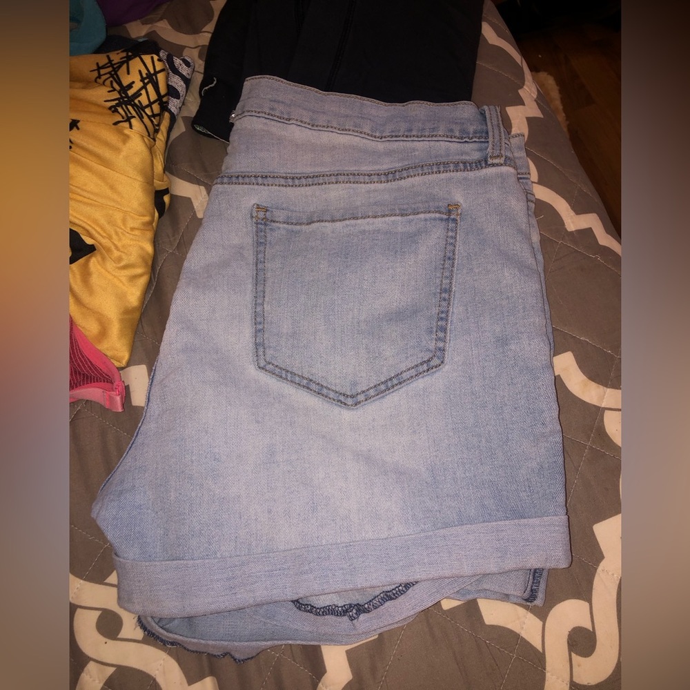 Light blue Jean shorts